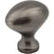 Elements 1-1/8" Overall Length Brushed Pewter Oval Merryville Cabinet Knob 897BNBDL - alternate 1